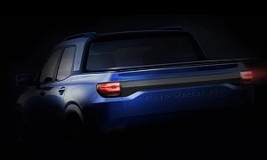 Chevrolet Teases Montana's Rear End 13 Days Before the Pickup Truck's Full Reveal