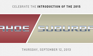 Chevrolet to Debut 2015 Tahoe, Suburban SUVs on September 12