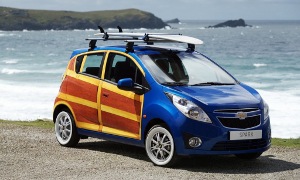 Chevrolet Unveils Spark Woody Wagon Art Car