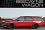 Rendered: Chevy Biscayne as a Tahoe-Based Huffy Full-Size Station Wagon