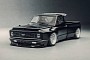 Chevy C10 "Black Box" Shows Muscular Widebody in Sharp Rendering