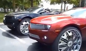 Chevy Camaro Rides on 32-inch Wheels
