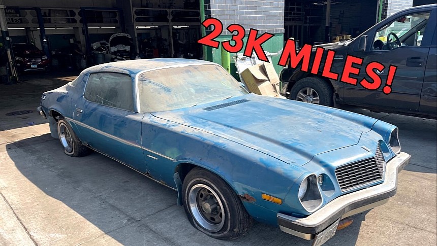 1975 Camaro with just 23K miles on the clock