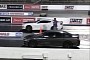 Chevy Camaro SS Drags Dodge Charger SRT Hellcat, Wheelslip Galore Shames Match