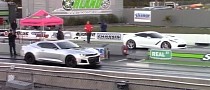 Chevy Camaro ZL1 Drags ZL1 and Corvettes, It's an FBO Slaughterhouse