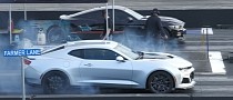 Chevy Camaro ZL1 Races Tuned Ford Mustang GT, Epic Saga Ends With Near Photo Finish