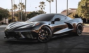 Chevy Corvette Goes for the Murdered out Look, and We Think It Looks Stunning