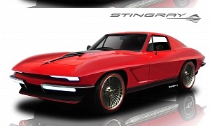 Chevy Corvette Sting Ray Digital Restomod Strikes Both the Right and Wrong Chords