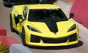 Chevy Corvette Z06 Tears Up the Racetrack in Vegas, Do You Really Need a ZR1?