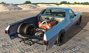 Chevy El Camino With Rear-Mounted ZZ632 Is the Mother of All Digital Engine Swaps