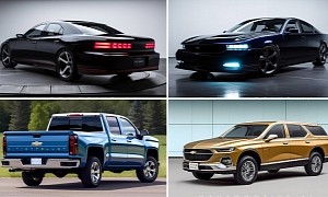 Chevy Impala SS 'Electra' EV Looks Like AI Designed Zero-Emission Cars for the 1990s