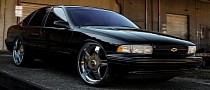 Chevy Impala SS Hunkers on Chromed 26s, Becomes Vintage RS Edition Head Turner