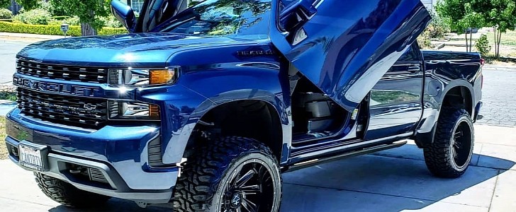 Chevy Silverado with Lambo Doors Is No Supercar, But Xzibit Might Approve