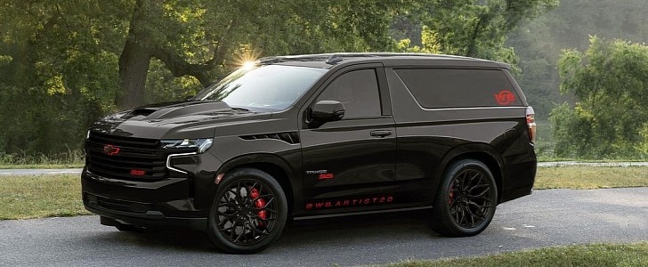 Chevy Tahoe SS Shows Aggressive Body Kit in 2-Door Performance Rendering