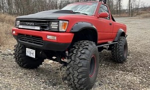 Chevy V8-Swapped Toyota Pickup Ditches Sensibility for Rock Crawling and Mud Bogging