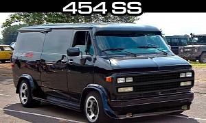 Chevy Van "454 SS" Shows Sleek Performance Treatment in Retro Rendering