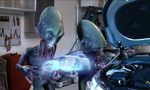 Chevy Volt Super Bowl Commercial: Aliens