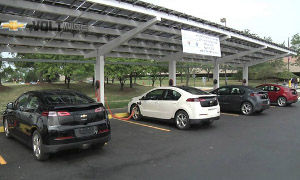 Chevy Volt to Recharge with Clean Solar Power