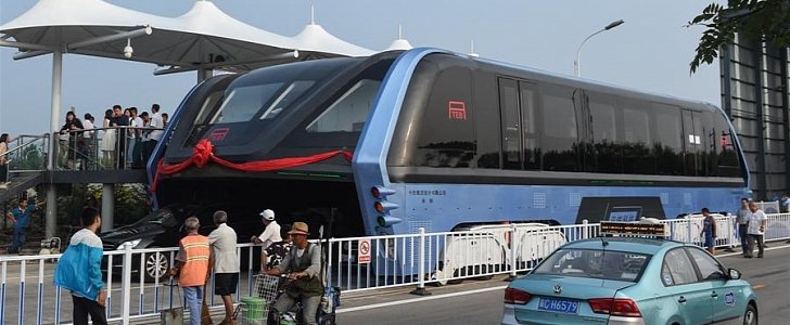 First test of TEB-1 bus