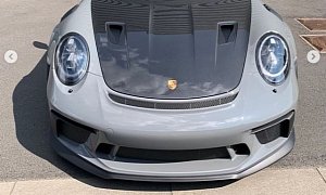 China Grey Porsche 911 GT3 RS (Aston Martin Color) Looks Flawless