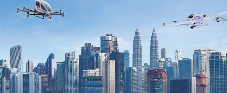 Aerotree will operate EHang AAVs in Malaysia