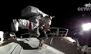 Chinese Astronauts Perform Their First Spacewalk Outside the New Space Station