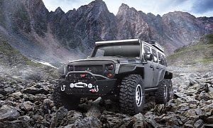 Chinese Brand G. Patton Unveils 6x6 Jeep Wrangler Conversion For Local Market