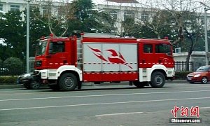 Chinese City Gets Two-Headed Fire Truck, Reminds People of the 1999 Mont Blanc Tunnel Fire