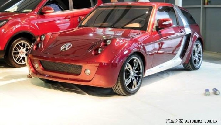 Chinese smart roadster coupe clone