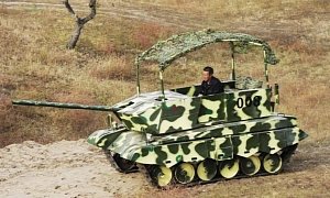 Chinese Enthusiast Builds Himself a Functional Tank