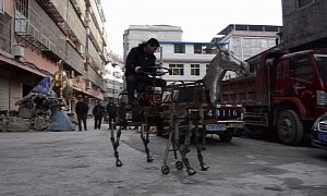 Chinese Farmer Builds Robo-Horse Because... It’s Cheaper <span>· Video</span>