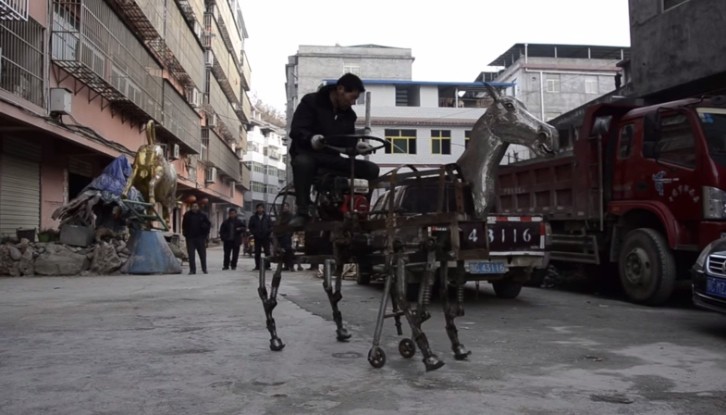 Chinese Farmer Builds Robo-Horse Because... It’s Cheaper