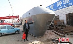Chinese Farmer Spends Life Savings to Build Submarine, Says He Wants to Prove a Point