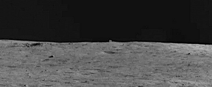 Image showing "mysterious hut" on the far side of the Moon