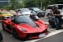 Chinese LaFerrari Shows Its Dark Side with Black Details over Rosso Corsa Paint