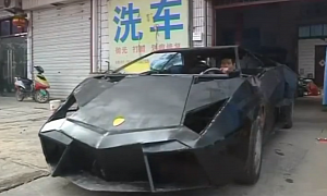 Chinese Man Builds Cheapest Lamborghini Reventon Replica Ever