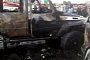 Chinese Mansory Customer Crashes Mercedes-Benz G63 AMG 6x6, Car Catches Fire