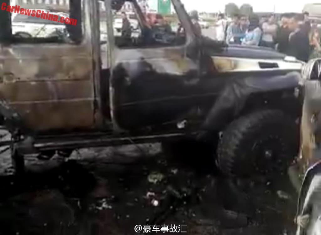 Chinese Mansory Customer Crashes Mercedes Benz G63 Amg 6x6