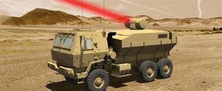 U.S. Army HEMTT 60kW laser
