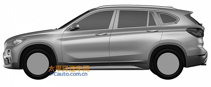Chinese Patent Images Reveal Design of BMW X1 with Extended Wheelbase