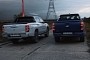Chinese Pickup Truck Drag Races Mitsubishi Triton, Somebody Gets Walked