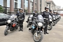 Chinese Police Using Aprilia Mana Motorcycles to Escort Henry Kissinger