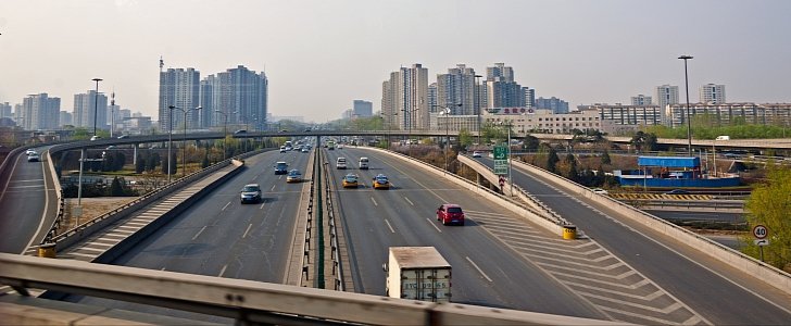Highway leading away from Bejing