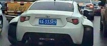 Chinese Toyota GT86 Has Ridiculously Wide Rear Fenders That Would Make Touring Cars Jealous