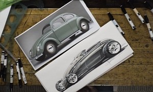 Chip Foose Redesigns the Volkswagen Beetle Into a Hot Rod, Engine Up Front