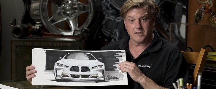 2021 BMW M3/M4 get redesign of controversial face | Chip Foose Draws a Car