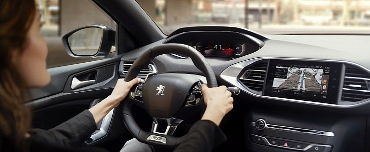 Peugeot 308 with digital i-Cockpit