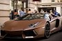 Chocolate-Colored Lamborghini Aventador Roadster Is Low on Cocoa, High on HP