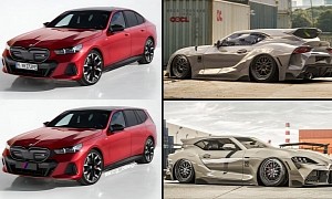 Choose Your Perfect CGI Family Hauler: BMW i5 Wagon or Supra Z4 Shooting Brake?