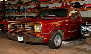 Chopped 1975 Dodge Truck Spent Years in Storage, Hides HEMI Surprise Under the Hood